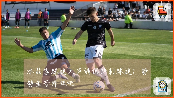 水晶宫球迷大声调侃热刺球迷：静静坐等降级吧